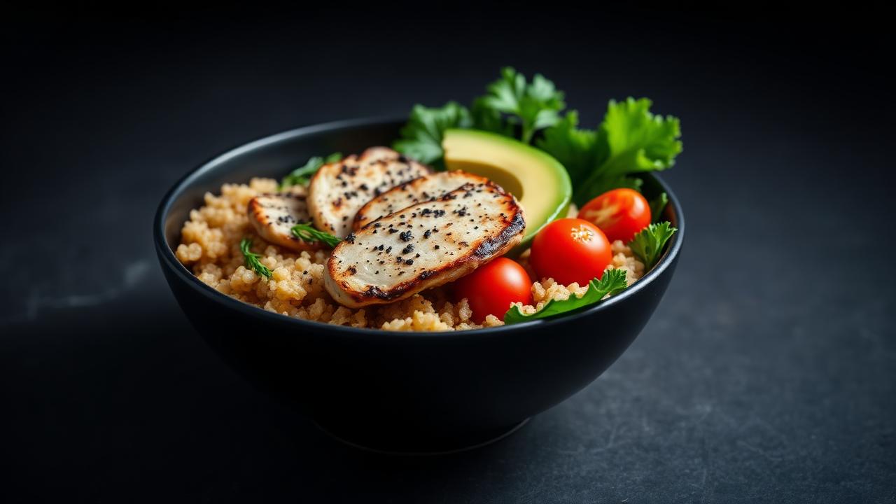 FIT BOWL фитнес купа с пилешко, киноа и авокадо
